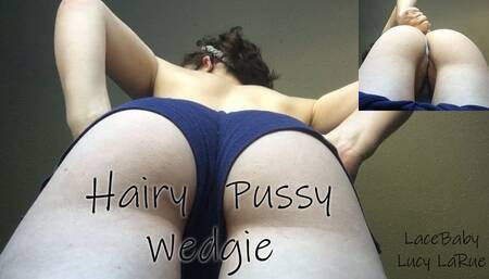 Hairy Pussy Wedgie