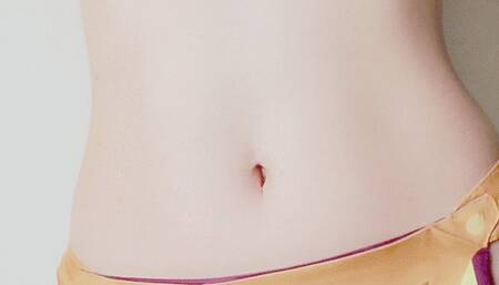 Captured Elven Princess Stomach Growling in Bikini