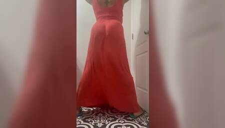 Late night practice ass shaking boredom- bounce small ass