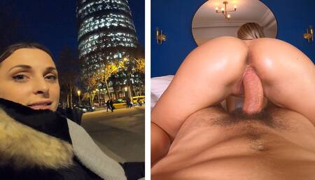 Hot big ass Spanish gets picked up