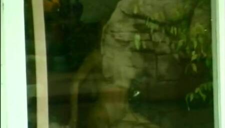 Impatient beautiful blonde babe fucks right on floor with her lover