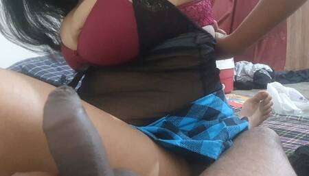 Sister-in-law sucking cock made brother-in-law mad