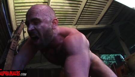 Alphamales - Buff men cruise each other!!