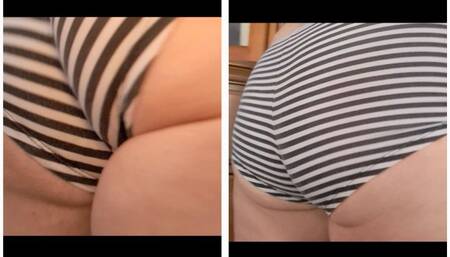ZEBRA STRIPES LOVING ON THIS BOOTY