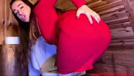 With kinky babysitter