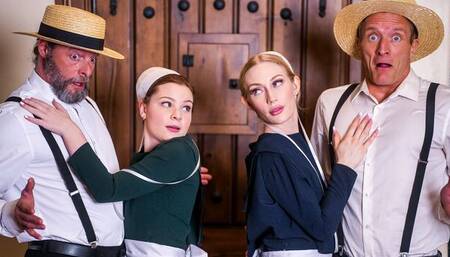 Radiant Emma Starletto and Adrianna Jade's amazing scene