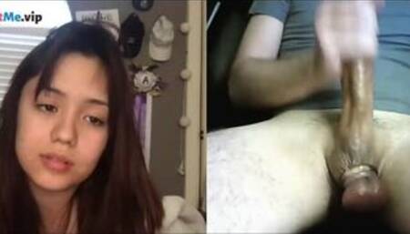 Horny brunette flash juicy tits on chat