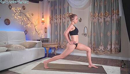 Watch Amber Laray Flow Through A Full Yoga Class P4