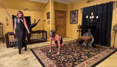 Mythology Whipping- Countess Rainey Whips Barticus  Part 3