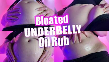 Bloated Under Belly Oil Rub