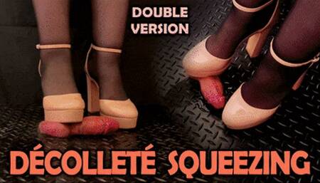 Décolleté Bootjob & Cock Trample with TamyStarly (Double Version) - Heeljob, CBT, Bootjob, Ballbusting, Femdom, Shoejob, Crush, Ball Stomping, Foot Fetish Domination, Footjob, Cock  Board