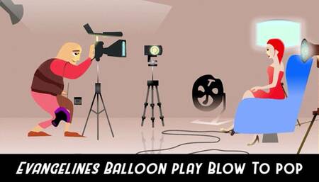 Evangelines Balloon POP Play in Pantyhose