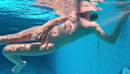 Graceful Mary Kalisy and Mary's poolside video