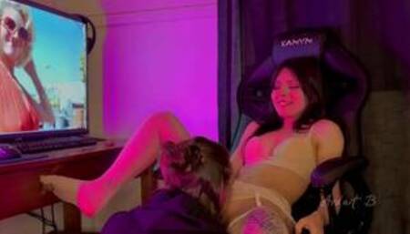 Watching a movie before the sex