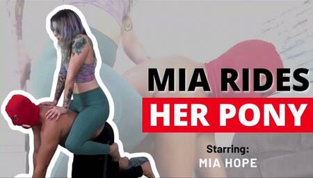 Mia Rides Her Pony (Re-Mastered) (UHD WMV)