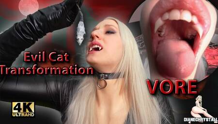 Evil Cat Woman Transformation VORE Breast Expansion Claw Executrix Revenge 4K