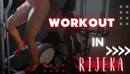 Workout In Rijeka - NUDE RED HEEL ELLIPTICAL TRAINING IN 4K