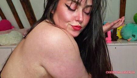 BIG BOOTY HAIRY BBW RIDING BBC