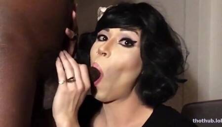 Maeva French - Sucking BBC & Gets Big Facial