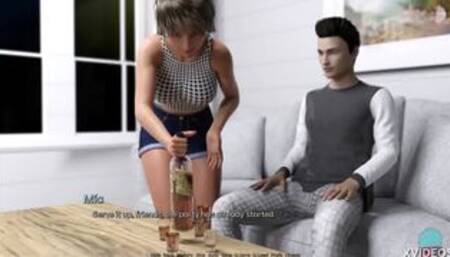 [Gameplay] She rubs her big butt against his crotch • HEART PROBLEMS #02