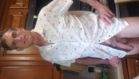 Naked adam showing cock