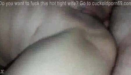 Giant BBC pounds little white wife