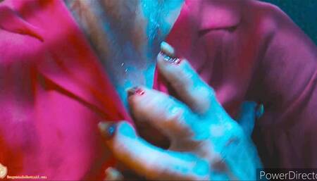 Tara jerks off to werewolf transformation