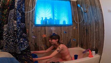 Showering Off All The Slime + Soaked Pussy Fucking