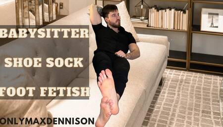 Gay Foot fetish babysitter - shoe sock foot