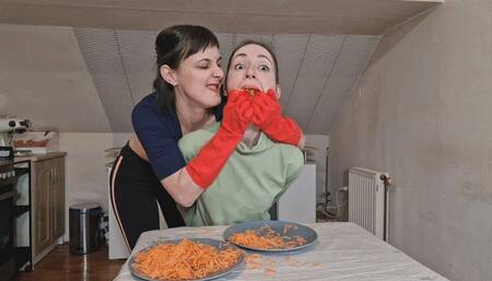 After I feed Alanna I will feed you