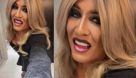 Marina, Getting Ready, Huge Dildo and Loads of Cum