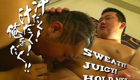 Sweaty! Juicy! hold me!