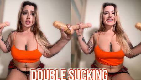 Slutty Double Blowjob