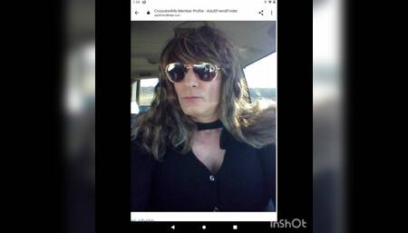 Sexy crossdresser Cindy loves playing with big toys