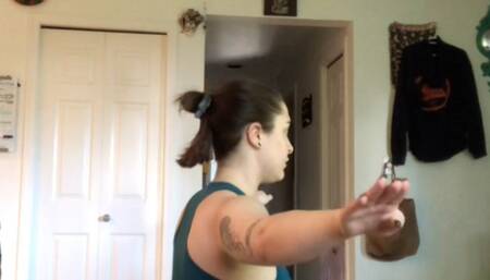 ignoring you and working out