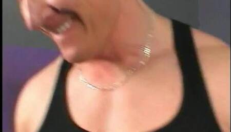 Two big breasted cunts play with pussy and get fucked by big cock on sofa