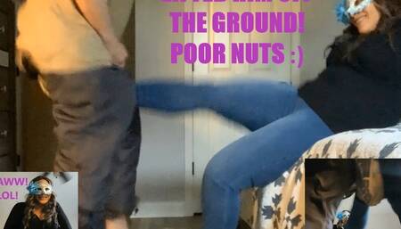 BRUISED & SWOLLEN BALLS FOR A PERV!