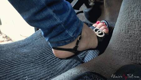 Andrea's feet pumping pedals (HD)