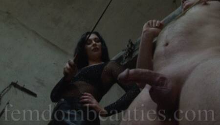 ANNA CONDA - COCK CANING