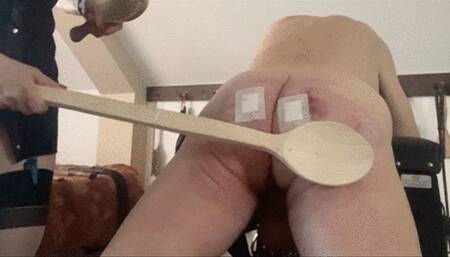 Wooden Spoon, Hand, Strap, Tawse, CBT