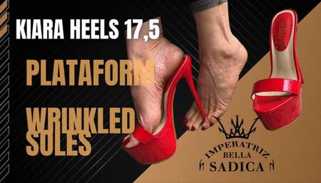 My feet and Plataform Heels dangling are enough