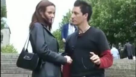 Redhead trailer with marvelous sweetheart from German Pickups