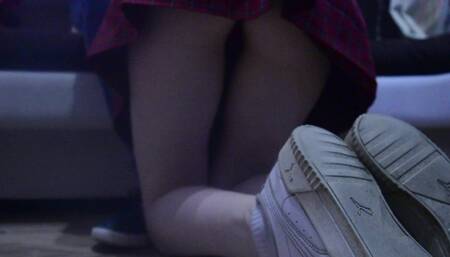 Сam blowjob (rear view)