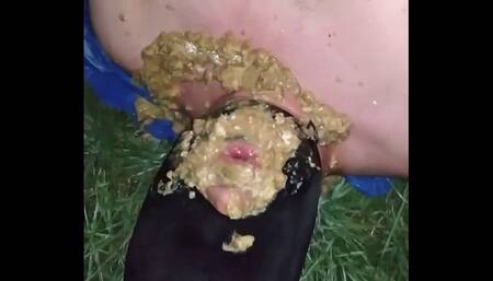 Vomiting on a Fag POV