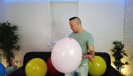Male Looner Balloon Popping