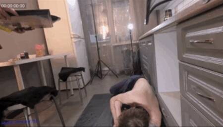 0024RB FULL VERS  Princess Bertie and Rebecca he will lick the dessert from our boots! And at the end I'll probably pee in his mouth