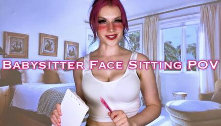 Babysitter Facesitting POV