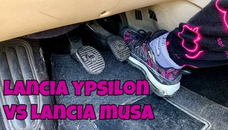 pedal pumping - Lancia Ypsilon vs Lancia Musa