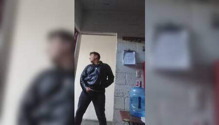 Caught at work masturbation