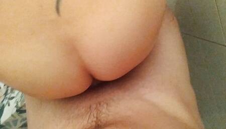 Great blowjob and hot sex in bathroom